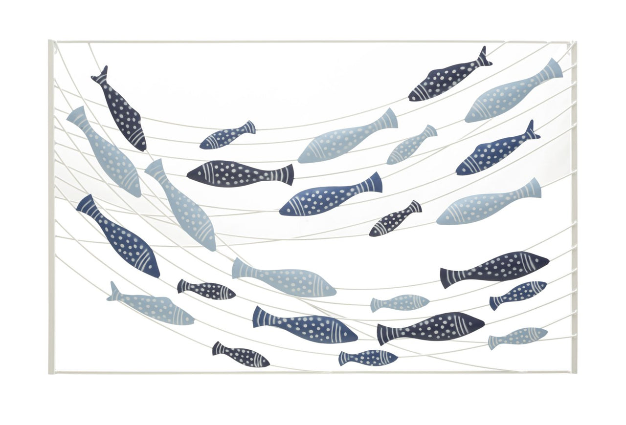 Panel de pared pesci cm 96,5x1,5x61
