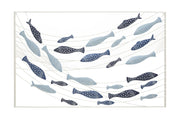 Panel de pared pesci cm 96,5x1,5x61