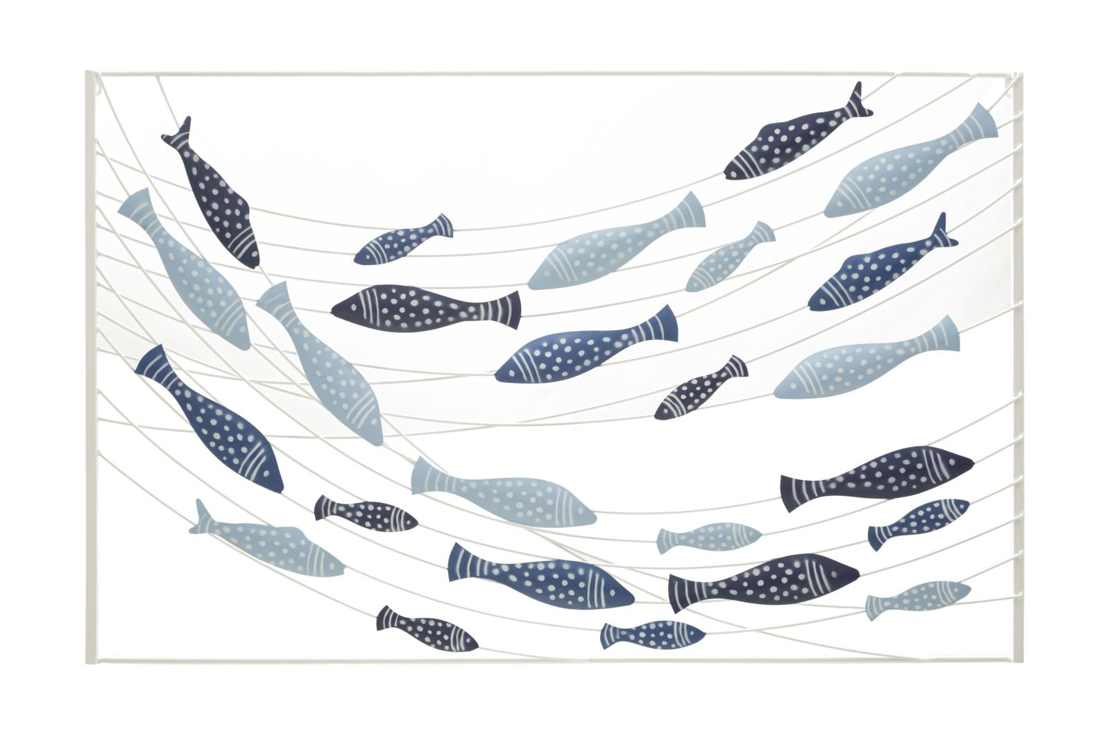 Panel de pared pesci cm 96,5x1,5x61
