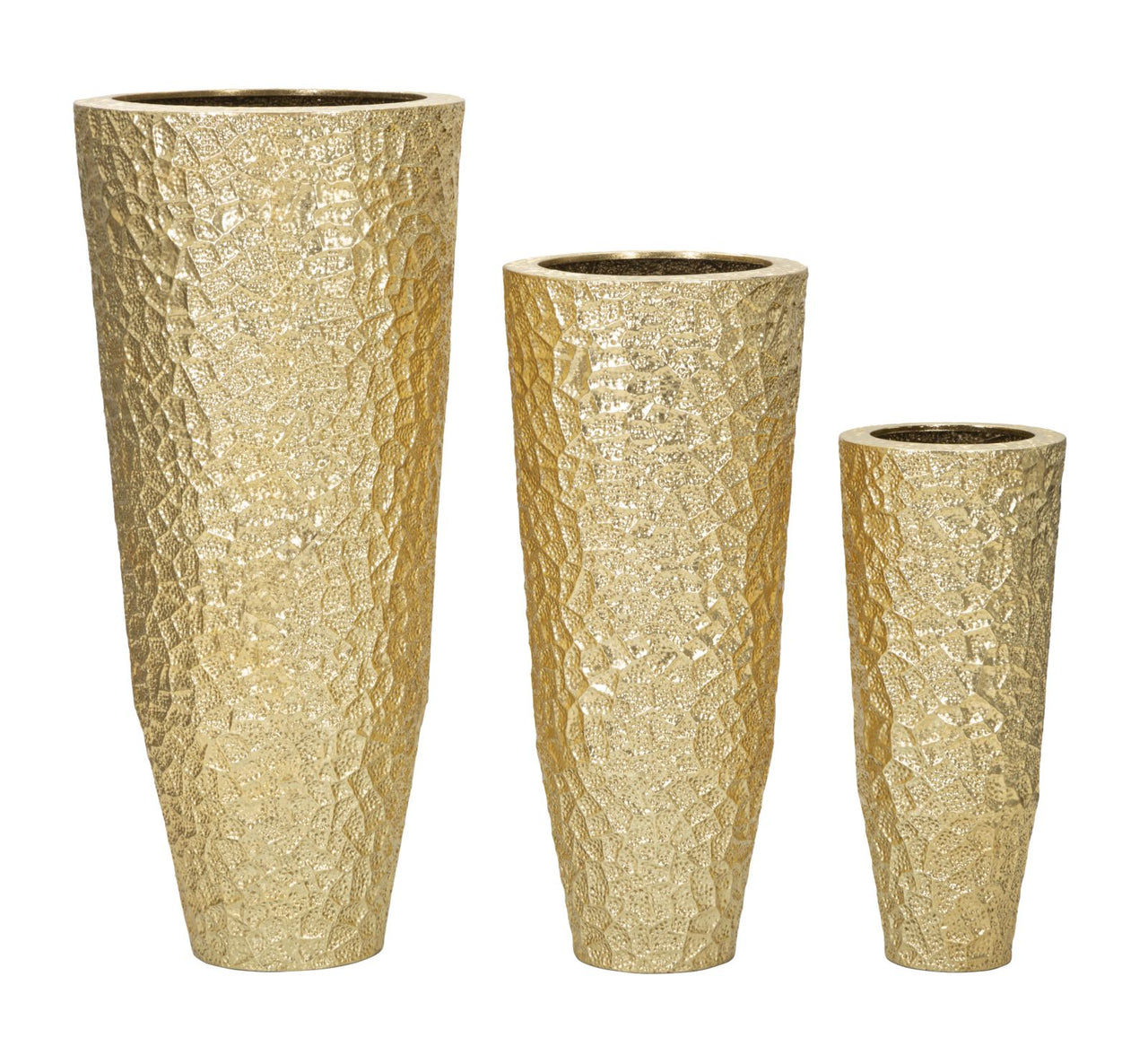 Porta florero glasy set 3 pzs cm ø 50,8x114,9-40x92,7-29,8x70,5