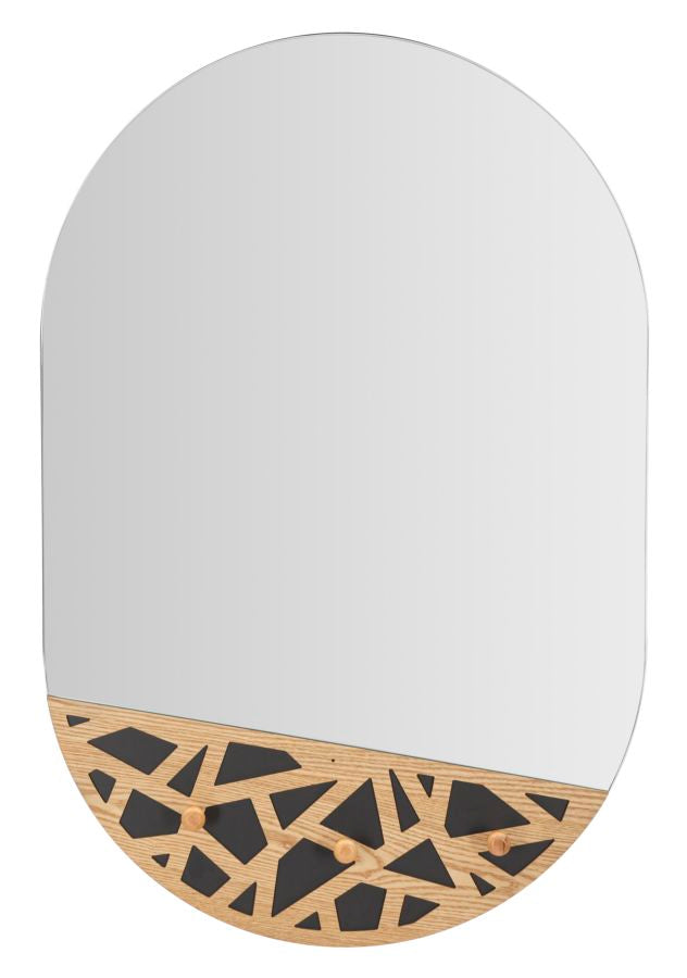 Espejo de pared c/app-abiti carv cm 60x5,3x90