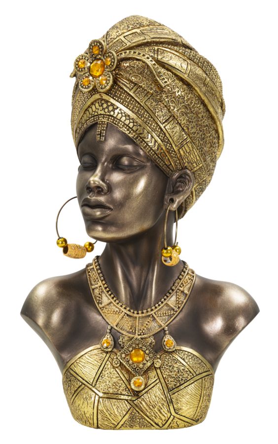 Estatua de mumbasa cm 21x15x34
