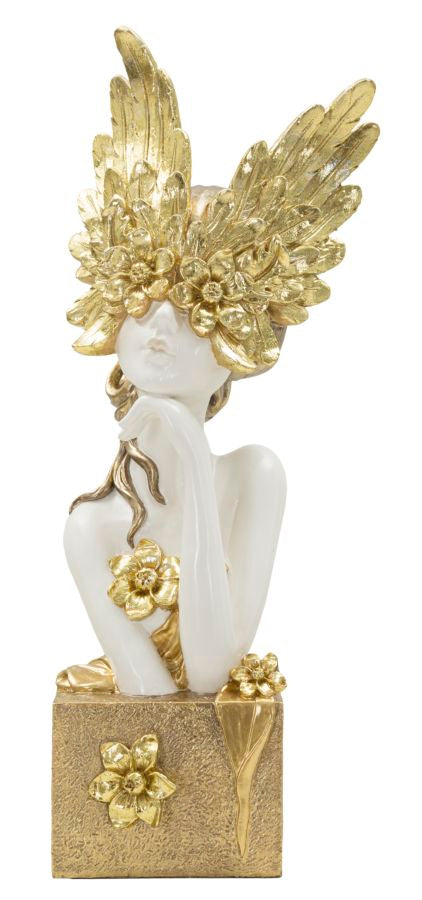 Estatua minerva cm 20x17x50