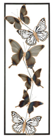 Decoración de pared mariposas cm 31x2,5x90