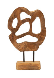 Escultura lubang teca cm 25x10x38 Vetonek