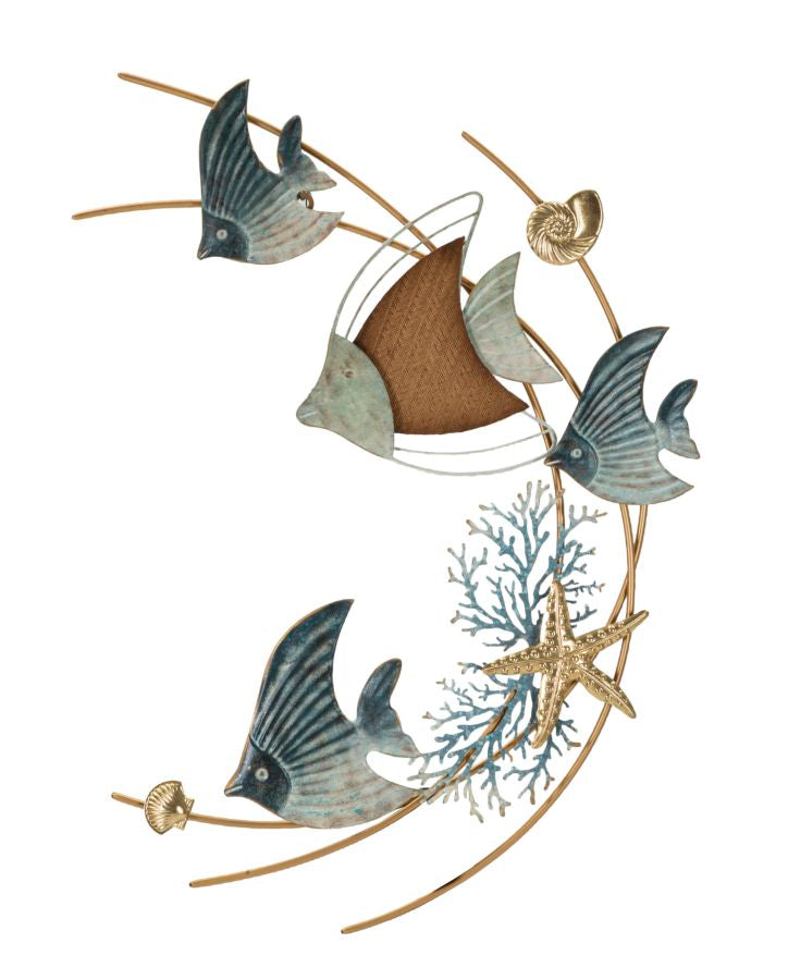 Panel de pared de hierro dory cm 61x5x86