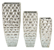 Juego de porta jarrones argy 3 piezas cm ø 38,1x90,8-30,5x75,6-24,8x62,2