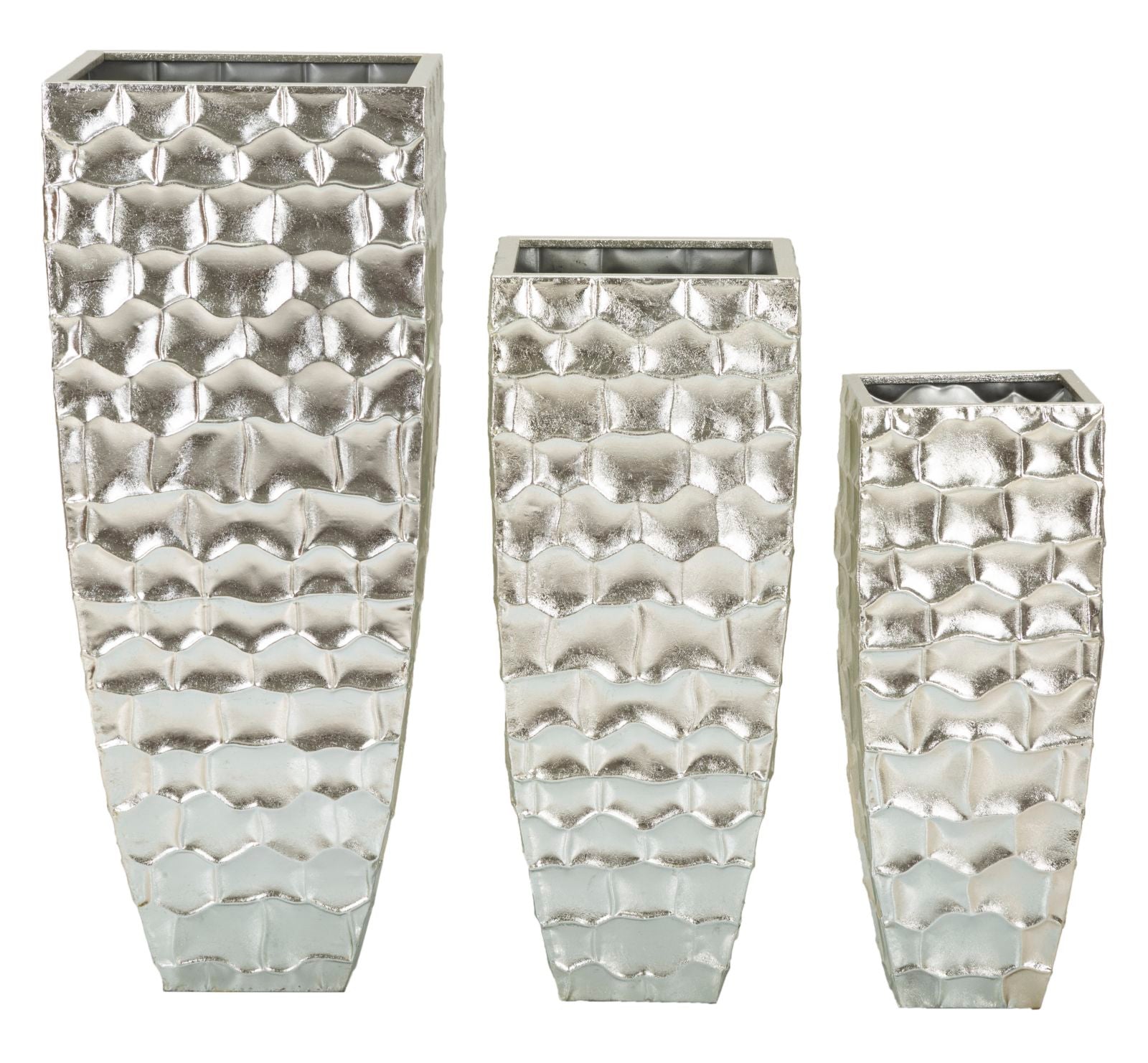 Juego de porta jarrones argy 3 piezas cm ø 38,1x90,8-30,5x75,6-24,8x62,2