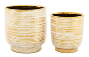 Juego de portavasos melody 2 piezas cm ø 23x24-17,5x19