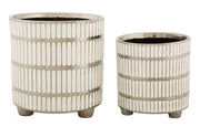 Juego de soportes para jarrones ray 2 piezas cm ø 22,5x24-18x19
