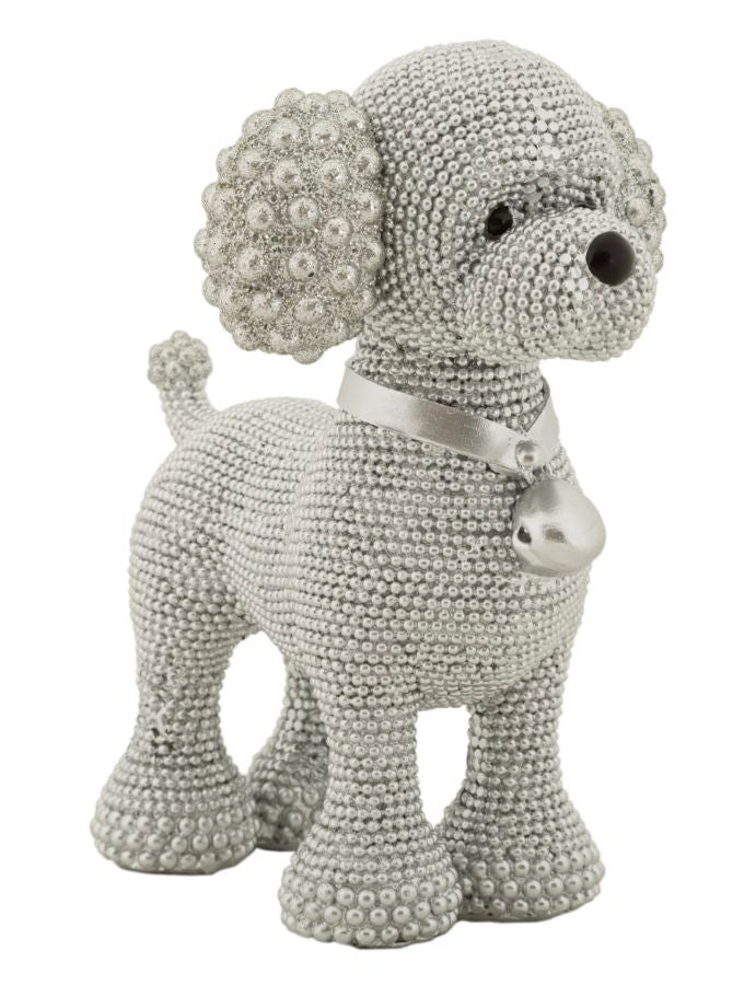 Perro caniche chispeante cm 15x9,5x15 
