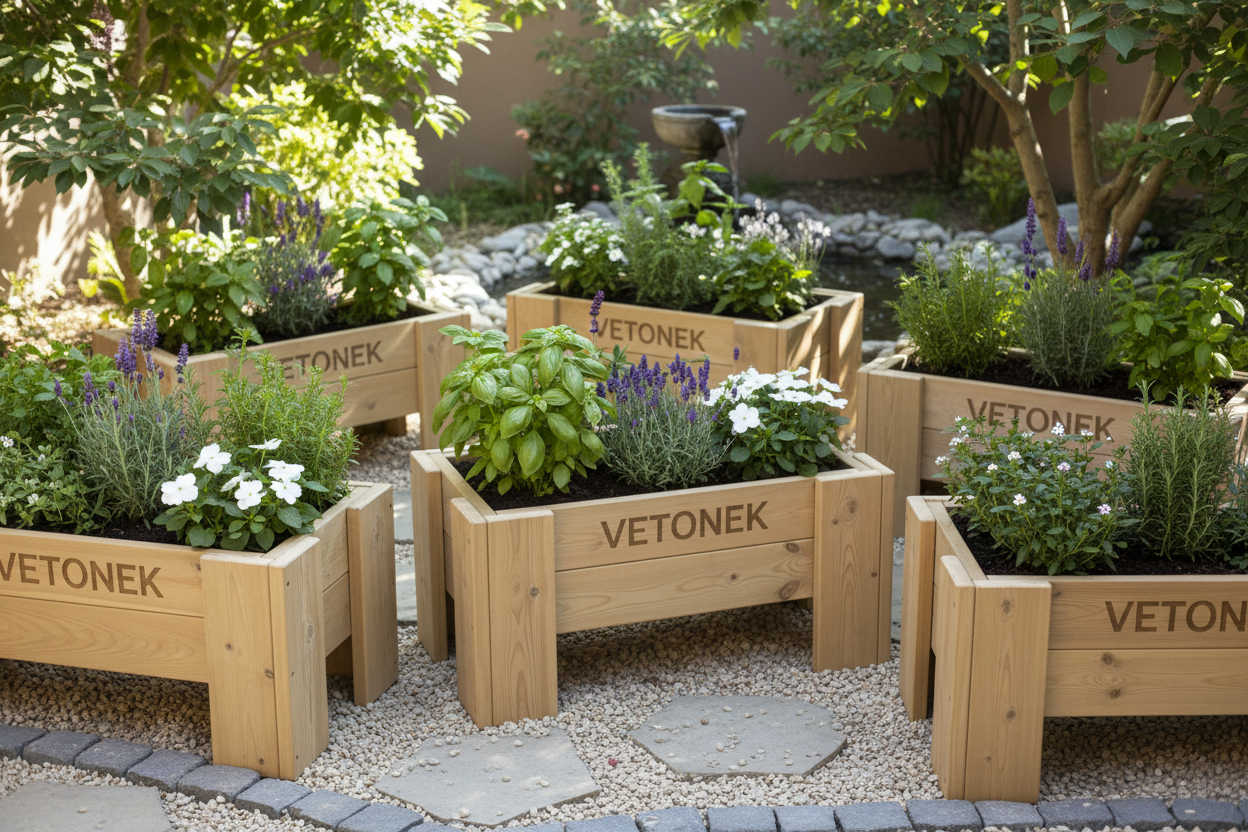 Mesa de Cultivo 60x35x30cm. 25L - Vetonek