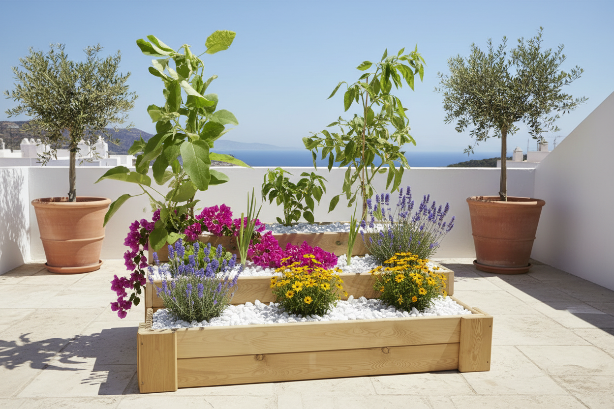 Cajón de Cultivo Escalera 210L - Vetonek