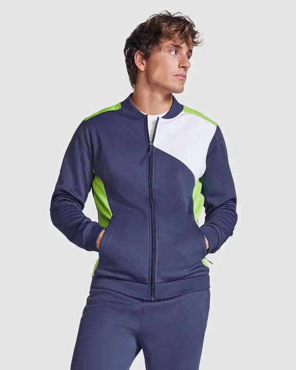 Chaqueta deportiva con cierre frontal de cremallera Vetonek