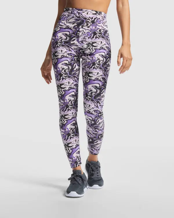 Malla tobillera deportiva de mujer estampada Vetonek