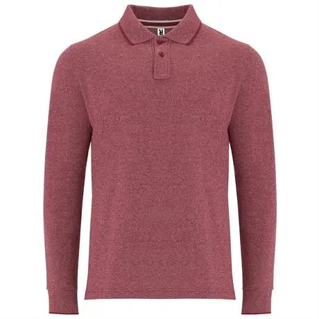 Polo vigoré de manga larga, con tapeta superpuesta de 2 botones a tono Vetonek Vetonek