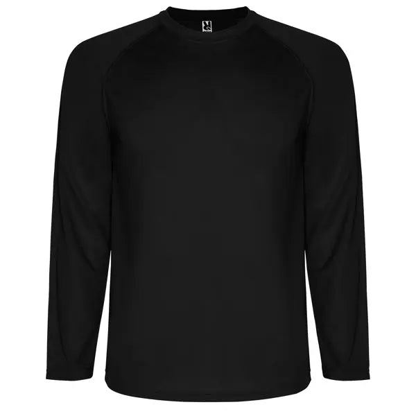 Camiseta técnica de manga larga ranglán, remallada al tono en mangas (sin cortes laterales) Vetonek Vetonek