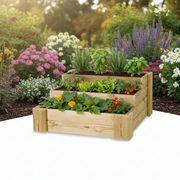 Cajón de Cultivo Escalera 80x80cm. 140L - Vetonek