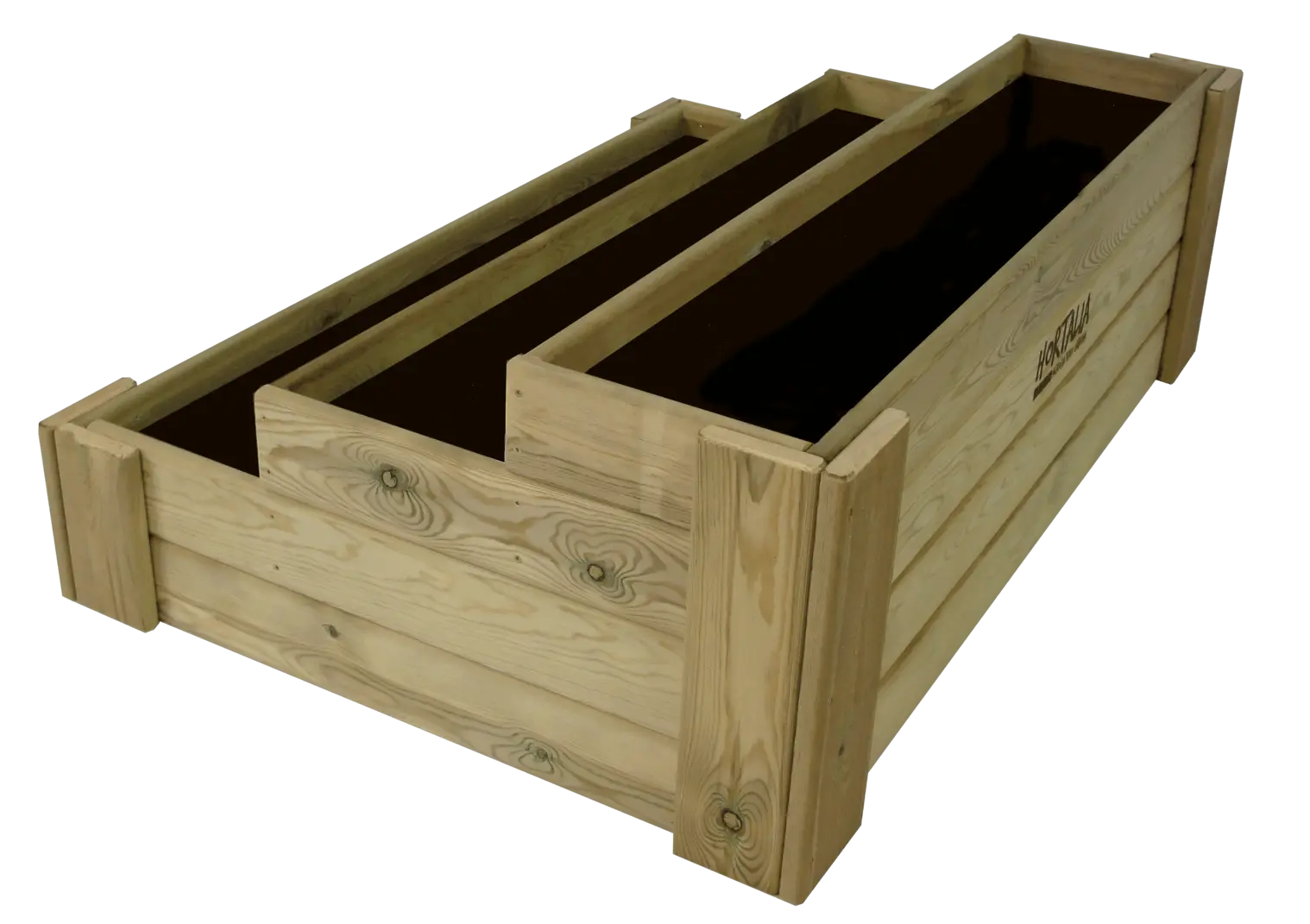 Cajón de Cultivo Escalera 120x80cm. 210L - Vetonek