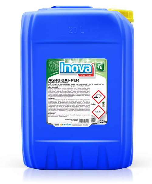 Higienizante AGRO OXI PER Carvidet, oxidante de oxígeno activo sin espuma para sistemas CIP agroalimentarios - Vetonek