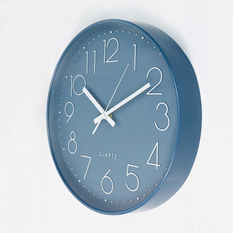 8-inch 20cm Wall Clock, 3D Quartz Wall Clock for Living Room, Hanging Wall Clock, Wall Mounted Clock - Vetonek