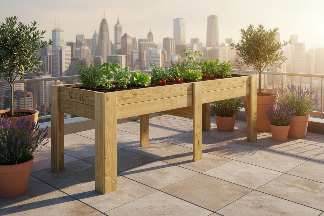 Mesa de Cultivo Profesional Vetonek 200x80cm. 270L - Vetonek