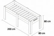 Mesa de Cultivo 200x80cm. 270L - Vetonek