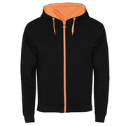 Sudadera de felpa no perchada con detalles en color flúor Vetonek Vetonek