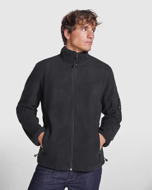 Sudadera polar perfecta para el día a día, con cuello alto y manga larga con ribetes en contraste Vetonek