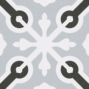 Suelo hidráulico Ferrara Decorado Gris 1 - Vetonek