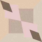 Suelo hidráulico Ferrara Decorado Beige 2 - Vetonek