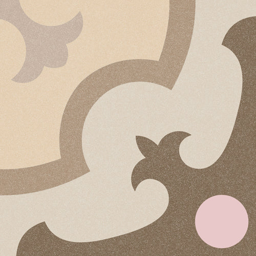 Suelo hidráulico Ferrara Decorado Beige 1 - Vetonek