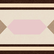 Suelo hidráulico Ferrara Decorado Rosetón Beige - Vetonek