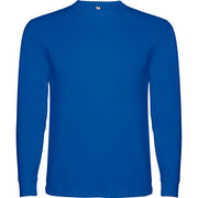 Camiseta de manga larga, tejido tubular, con cuello redondo de 4 capas y puños canalé 1x1 Vetonek Vetonek