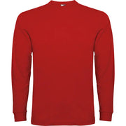 Camiseta de manga larga, tejido tubular, con cuello redondo de 4 capas y puños canalé 1x1 Vetonek Vetonek