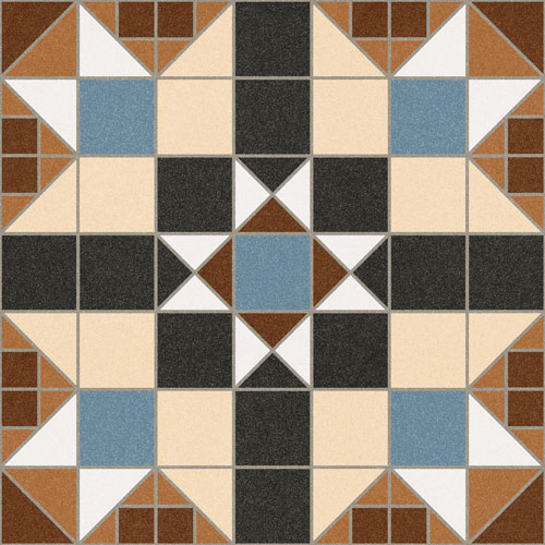 Baldosa rústica Arezzo Bibbiena Marrón 31,6x31,6 - Vetonek