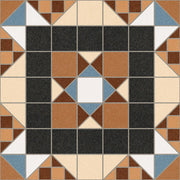 Baldosa rústica Arezzo Poppi Marrón 31,6x31,6 - Vetonek