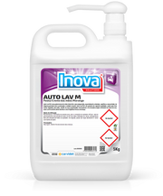 Pasta lavamanos AUTO LAV M Carvidet, exfoliante de cáscara de nuez con aroma a fresa - Vetonek