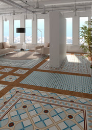 Combinación de decorados suelo hidráulico Ferrara - Vetonek