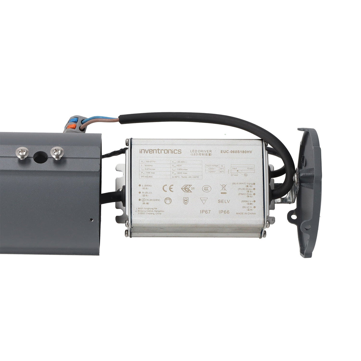 Farola LED 60W Philips Luxeon SMD 3030 160Lm/W Driver Inventronics IP65 120º 5000ºK — Vetonek (4)