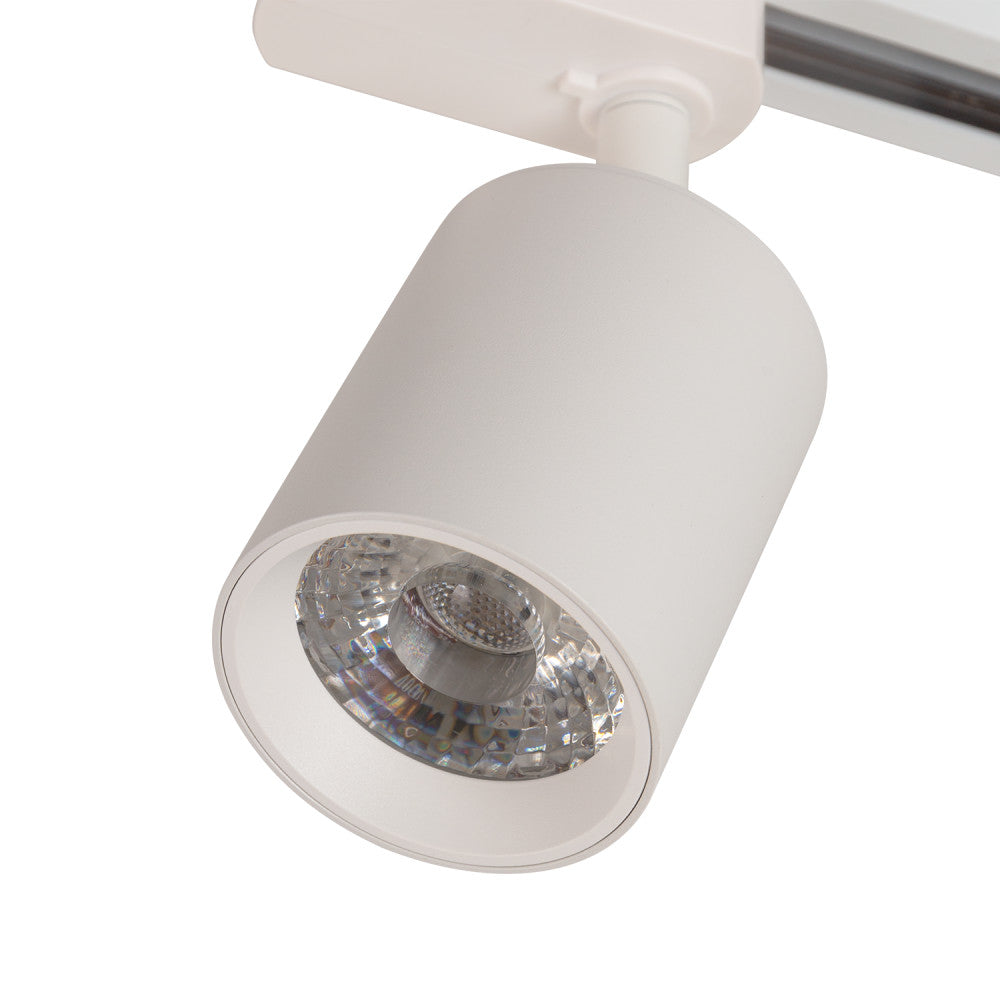 Foco de Carril Monofásico 10W COB Regulable Flicker Free Blanco 4000ºK — Vetonek (3)