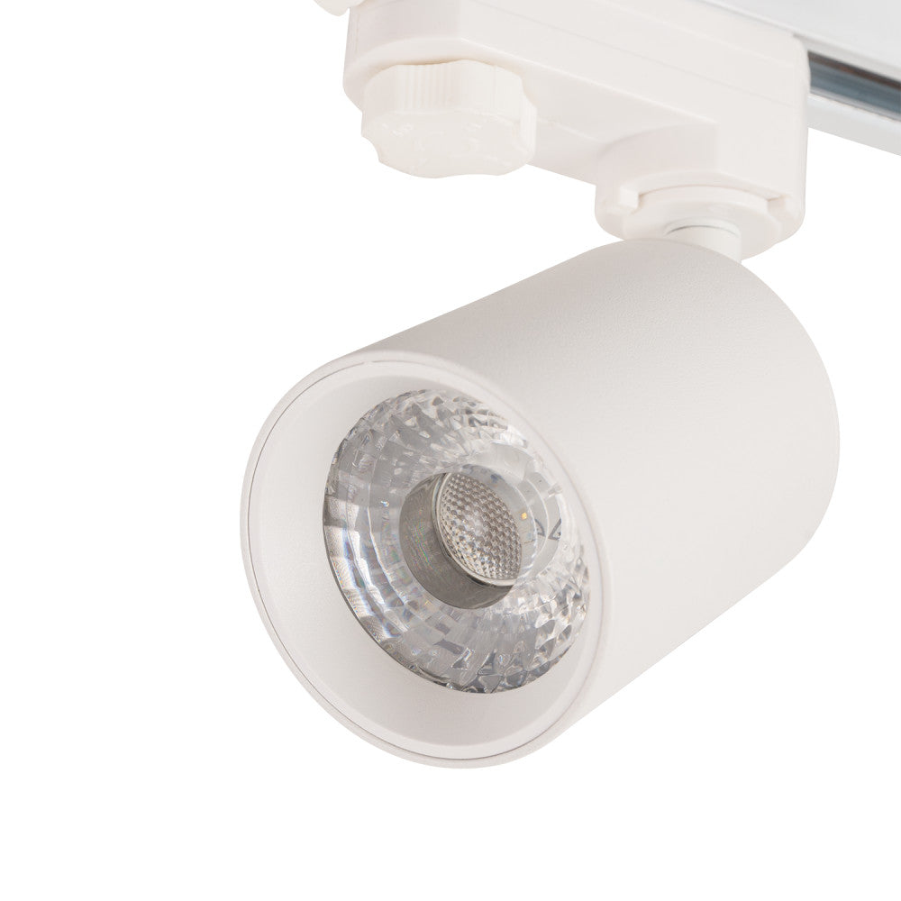 Foco de Carril Trifásico 10W COB Regulable Flicker Free Blanco 4000ºK — Vetonek (2)