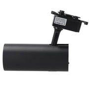 Foco de Carril Monofásico 30W COB Regulable Flicker Free Negro CCT (Tonalidad Luz Regulable) 3000-6000ºK — Vetonek (3)