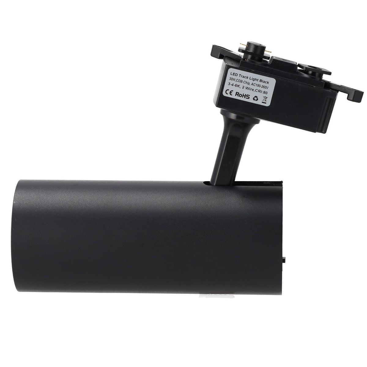 Foco de Carril Monofásico 30W COB Regulable Flicker Free Negro CCT (Tonalidad Luz Regulable) 3000-6000ºK — Vetonek (3)