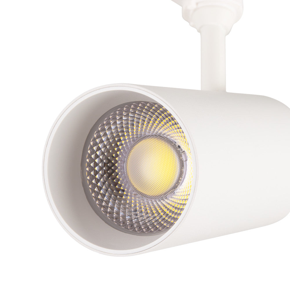 Foco de Carril Trifásico 30W COB Regulable Flicker Free Blanco CCT (Tonalidad Luz Regulable) 3000-6000ºK — Vetonek (3)