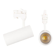 Foco de Carril Trifásico 30W COB Regulable Flicker Free Blanco CCT (Tonalidad Luz Regulable) 3000-6000ºK — Vetonek (5)