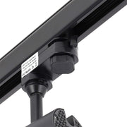 Foco de Carril Trifásico 30W COB Regulable Flicker Free Negro CCT (Tonalidad Luz Regulable) 3000-6000ºK — Vetonek (3)