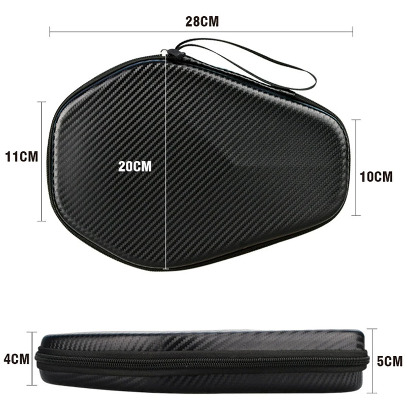 Table Tennis Racket Case Bag Pingpong Paddle Storage Bags Portable Waterproof Zipper Handbag Table Tennis Accessories - Vetonek