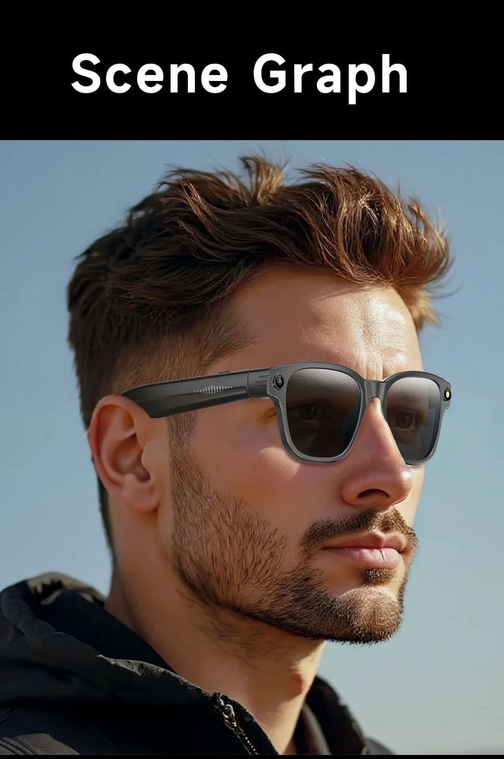 Gafas Inteligentes 4K Ultra HD EBOX – Cámara 8MP, Traducción IA y Música Bluetooth - Vetonek