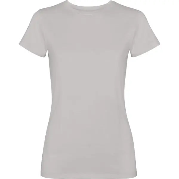 Camiseta de mujer de manga corta100% algodón con acabado lavado ácido Vetonek Vetonek